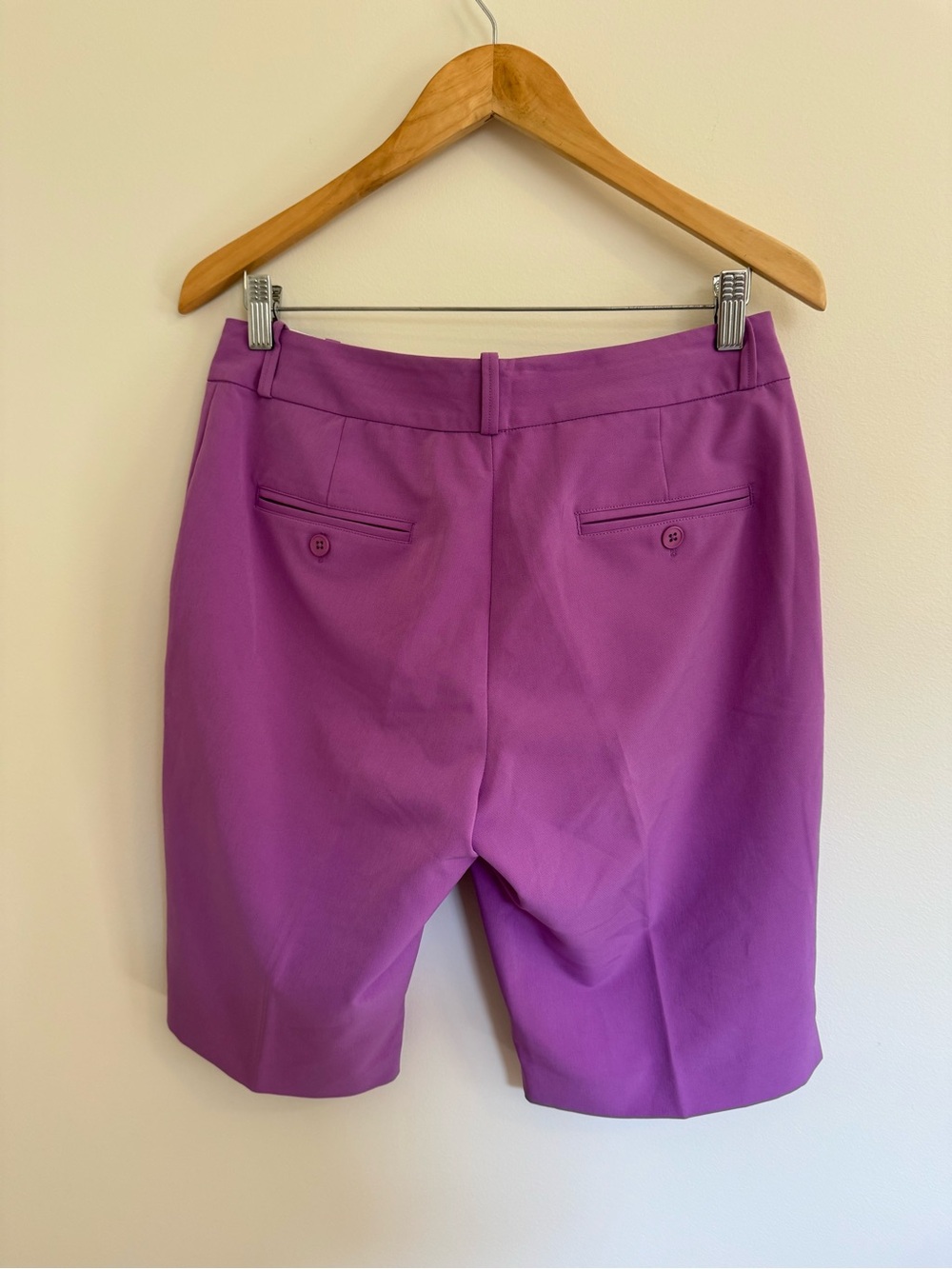 Fairway & Greene Vibrant Purple Bermuda Shorts - Picture 2 of 3